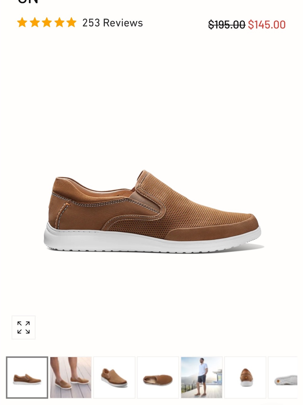Men's Casual Slip-On Loafers in Brown